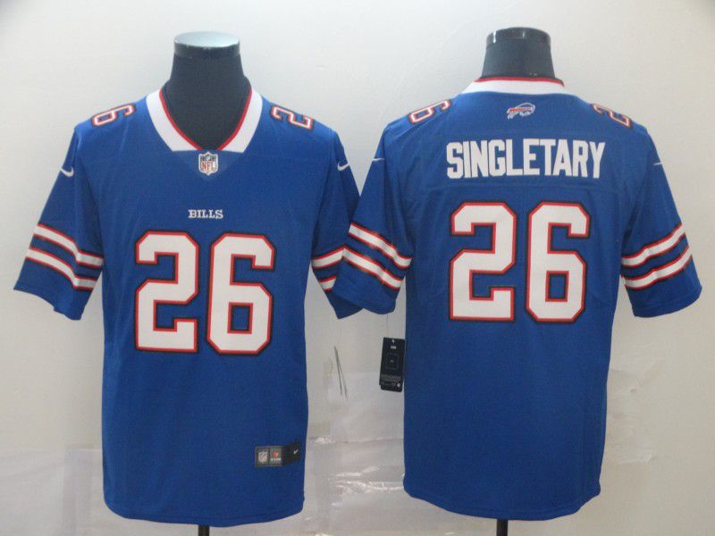 Men Buffalo Bills #26 Singletary Blue Nike Vapor Untouchable Limited Player NFL Jerseys->youth nfl jersey->Youth Jersey